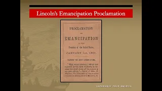 The US Civil War: The Emancipation Proclamation