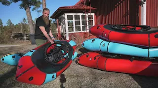 The difference with Alpacka Raft packrafts