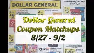 Dollar General Coupon Matchups 8/27-9/2   Lots of P&G Deals and More Free Bic Pens