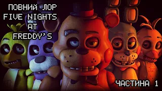 Повний Сюжет Five Nights at Freddy's українською. Частина 1