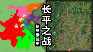 长平之战！中国古代最大的围歼战！3D沙盘推演【信息素战史】