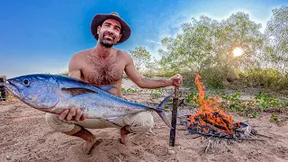 72hrs in THE WILD WEST (Tuna & Giant Mudcrab Catch & Cook)