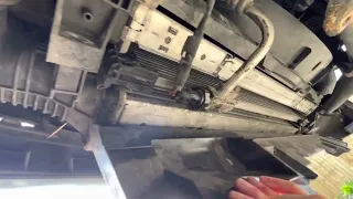 Mercedes W204 C Class - Radiator fan stuck on - Cheap Fix! Replaced A/C Pressure Sensor