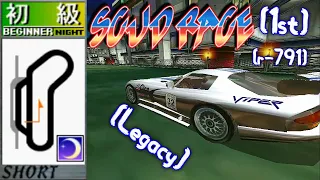 Scud Race (Sega Super Gt) Plus: Dodge Viper Beginner Night (Wide Screen) (Legacy) (r-791)