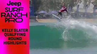 Kelly Slater Top Counted Waves In The Qualfying Round of Jeep Surf Ranch Pro HIGHLIGHTS