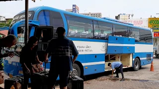 Airport Bus Pattaya to Suvarnphumi airport# รถบัสจากพัทยา ไป สนามบินสุวรรณภูมิ