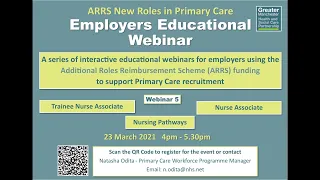 ARRS new roles in primary care - Employers educational webinar 5