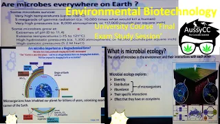 Environmental Biotechnology/ Microbes 'Final Exam for University Study Session'