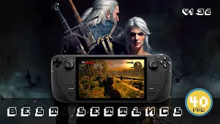 The Witcher 3 v1.32 on Steam Deck! Easily switch to the original version! Best Settings & Gameplay!