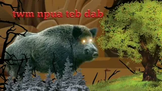 dab neeg zov twm npua muaj dab