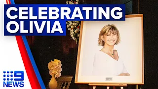 Memorial service held for Olivia Newton-John in Melbourne | 9 News Australia