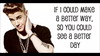 Justin Bieber - I Would: Lyrics