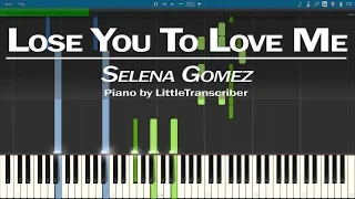 Selena Gomez - Lose You To Love Me (Piano Cover) Synthesia Tutorial by LittleTranscriber