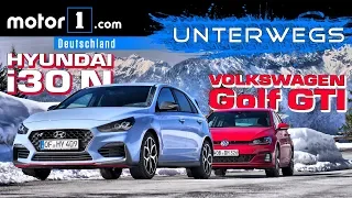 Hyundai i30N vs. VW Golf GTI Performance | UNTERWEGS mit Daniel Hohmeyer