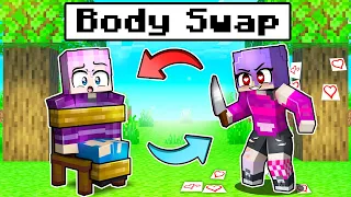 Swapping BODIES With my YANDERE in Minecraft!