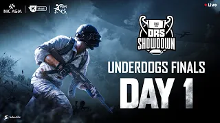 DRS Showdown | Underdogs Finals | Day 1