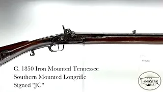 LaMaster Arms March 2024 Highlight: Signed "J.C" Southern Mountain Rifle, C.1850