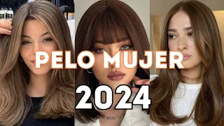 CORTES para MUJERES 2024 ✂️ MODERNOS ESTILOS de CORTES