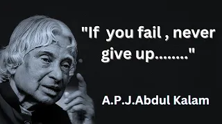 "The Most Inspiring Speech: 4 True Rules To Success by A. P. J. Abdul Kalam"