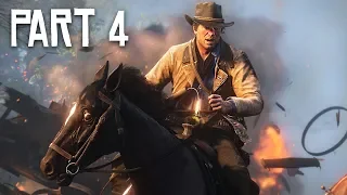 Red Dead Redemption 2 Gameplay Walkthrough, Part 4 - EXPLORING! (RDR 2 PS4 Pro Gameplay)