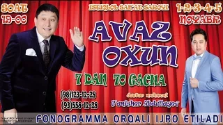 Avaz Oxun 1-2-3-4-5 noyabr kunlari konsert beradi 2017