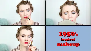 Easy Vintage 1950's Makeup tutorial