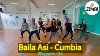 BAILA ASI -CUMBIA-MEGA MIX 86 /Play -N-Skillz,Becky G,Thalia &Chiquis Rivera / Zumba /Zin Damel Imel