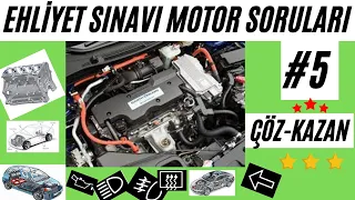 EN ÇOK ÇIKAN EHLİYET SINAVI MOTOR SORULARI #5 / EHLİYET ÇIKMIŞ MOTOR SORULARI-EHLİYET ÇIKMIŞ SORULAR