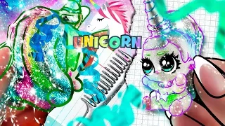 MAGIC UNICORN BABY 🦄 GLITTERY + SPARKLY CUSTOM LOL Surprise DOLL | DIY / TUTORIAL