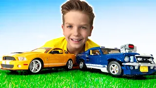 Mark have fun with New Toy Cars - stories for kids