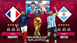 🏆 SHALE vs CHRISTIAN su FIFA 23!! FRANCIA vs ARGENTINA! SFIDA tra FRATELLI