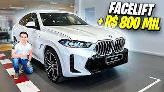 NOVA BMW X6 2024 FACELIFT! | Confira as NOVIDADES no Exterior & Interior!