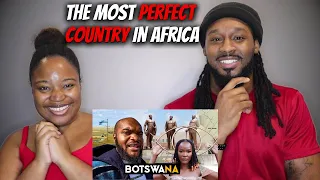 🇧🇼 OUR FIRST EVER LOOK AT BOTSWANA! American Couple Reacts "The Most Perfect Country in Africa"