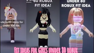 Fit Ideas For Girls Under 100 robux Tiktok Compilation #7