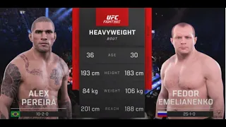 Alex Pereira vs. Fedor Emelianenko - Openweight (Simulation on PS5 | UFC 5)