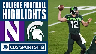 #8 Northwestern vs Michigan State Highlights: Spartans hold off Wildcats | CBS Sports HQ