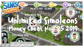 The Sims FreePlay - Unlimited Simoleons Money Cheat For The Cafe Grande Update| XCultureSimsX