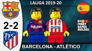 Barcelona vs Atletico Madrid 2-2 • LaLiga 2019/20 in Lego Resumen All Goal Highlights Lego Football