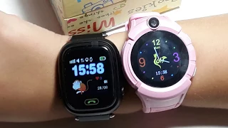 Smart baby watch умные часы Q360 ,Q90, Q50 gps часы c трекер слежения подробный обзор