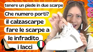 Dialogo tra 2 Ragazze ITALIANE in un NEGOZIO di SCARPE: Lessico (Espressioni e Parole) Calzature 👠💃🏼