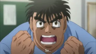 Hajime no Ippo - Ippo promises a 1st round KO and does it