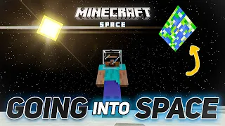 TRAVELLING TO MOON in Minecraft