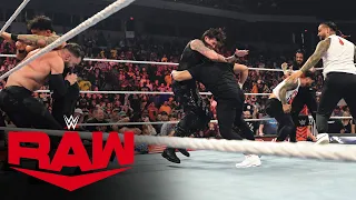 The Bloodline, The Judgment Day, KO, Zayn, Riddle, and LWO brawl!: Raw highlights, April 17, 2023