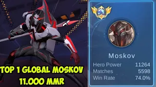 BELAJAR DARI TOP 1 GLOBAL MOSKOV 11.000 MMR SETELAH DI BUFF BIKIN KALIAN JAGO MAEN MOSKOV