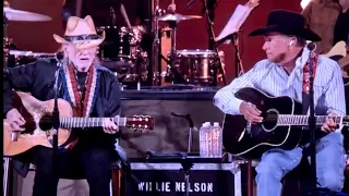 Willie Nelson and George Strait “Pancho and Lefty” Live at Hollywood Bowl, Willie 90, April 29, 2023