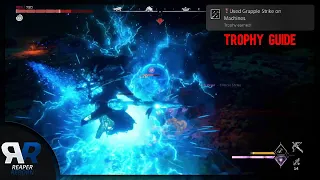 Used Grapple Strike on Machines Trophy Guide | Horizon Forbidden West : Burning Shores DLC