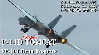 F-14 D Super TOMCAT TAC DEMO Aviation Nation 2004 Nellis Air Show