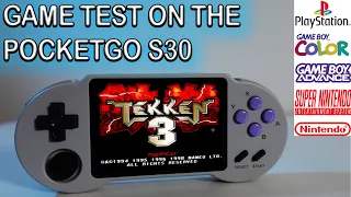 PocketGo S30 Quick Emulation Tests (20 Games)