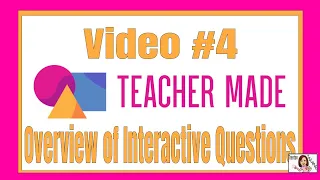 Different types of interactive questions you can add to a pdf with TeacherMade.com