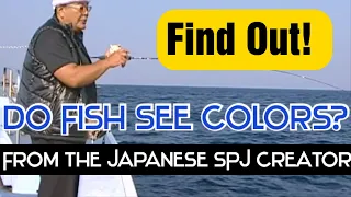 From Slow Pitch Jigging Creator MASTER SATO - PART 1 CAN FISH SEE COLORS UNDERWATER?